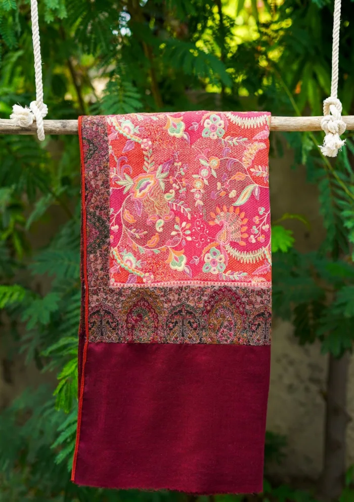Pashmina Patch Work Shawl D 27