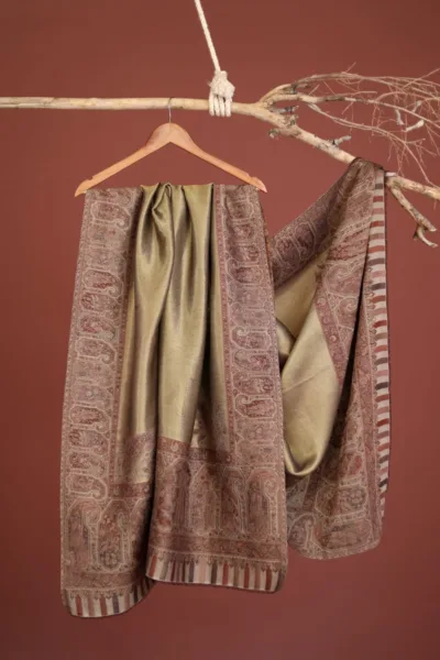 Pashmina Zari Jamawar Shawl D 18