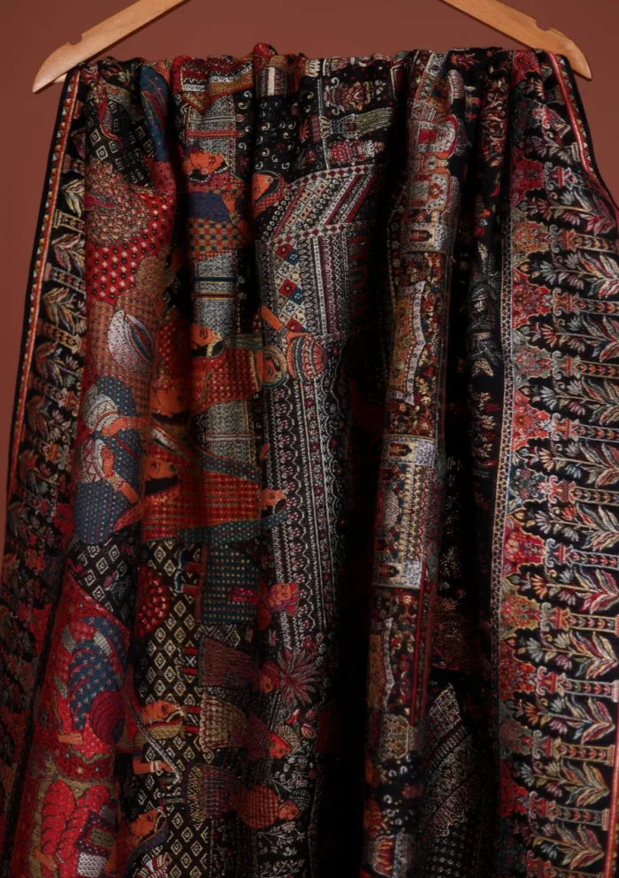 Pashmina Zari Jamawar Shawl D 27 Luxury Lawn Collection - Image 2