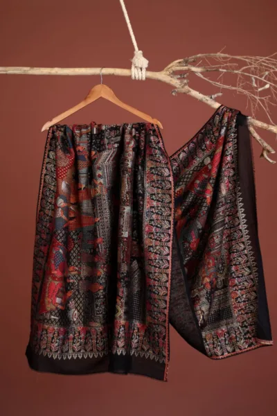 Pashmina Zari Jamawar Shawl D 27