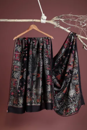 Pashmina Zari Jamawar Shawl D 28