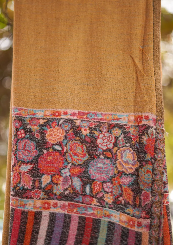 Pure Pashmina Kaani Jamawar Shawl D 57 Luxury Lawn Collection - Image 2