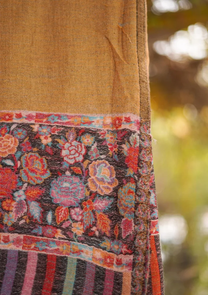Pure Pashmina Kaani Jamawar Shawl D 57 Luxury Lawn Collection - Image 3