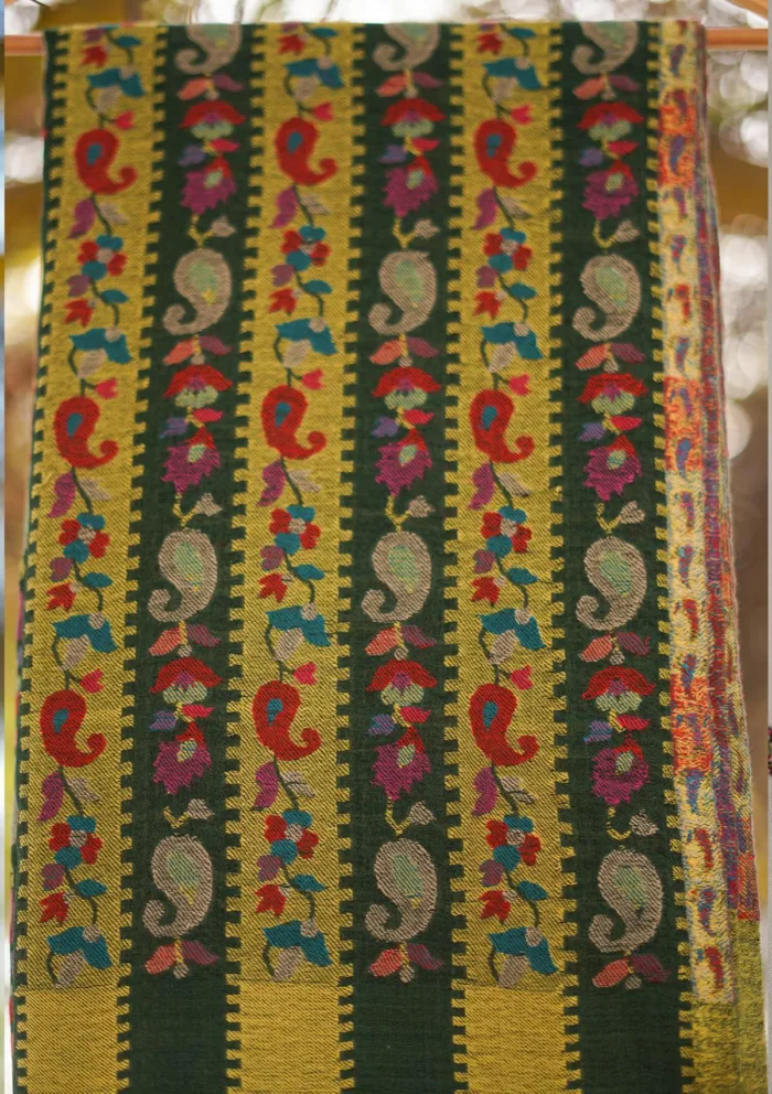 Pure Pashmina Kaani Jamawar Shawl D 60 Luxury Lawn Collection - Image 2