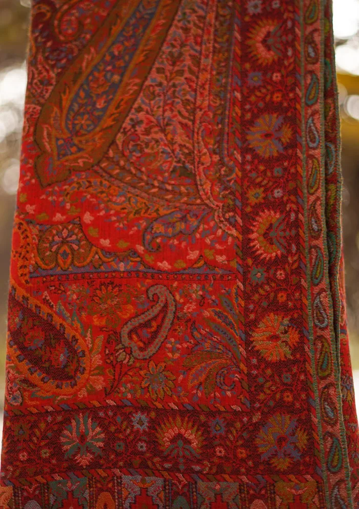 Pure Pashmina Kaani Jamawar Shawl D 66 Luxury Lawn Collection - Image 2