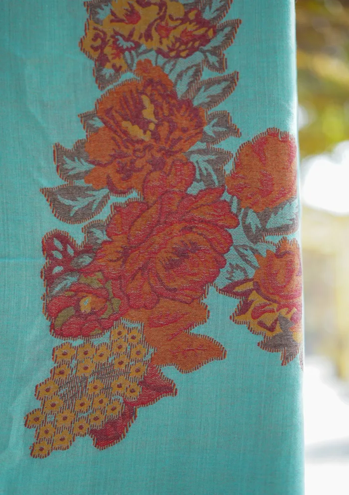Pure Pashmina Kaani Jamawar Shawl D 87 Luxury Lawn Collection - Image 3