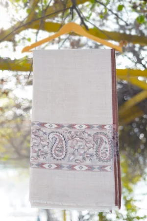 Pure Pashmina Kaani Jamawar Shawl D 96