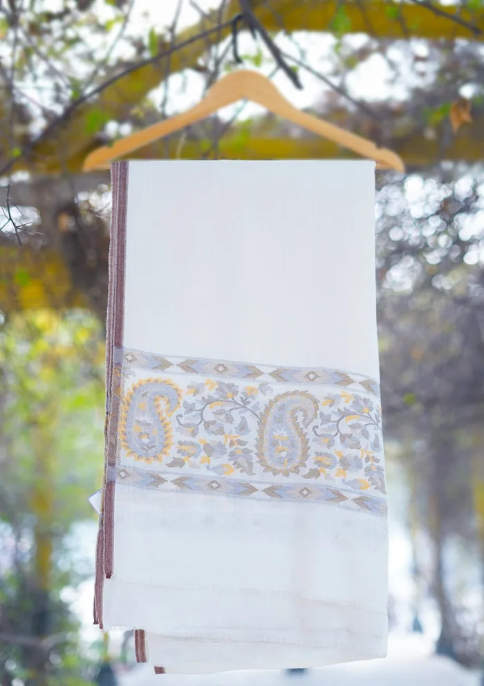 Pure Pashmina Kaani Jamawar Shawl D 96B