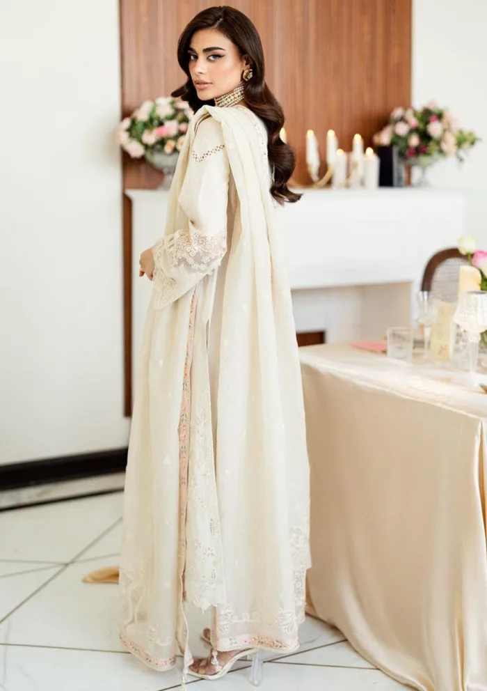 Qalamkar Eid Edit 25 CS 08 ERSA Chikankari Luxury Lawn Collection - Image 2