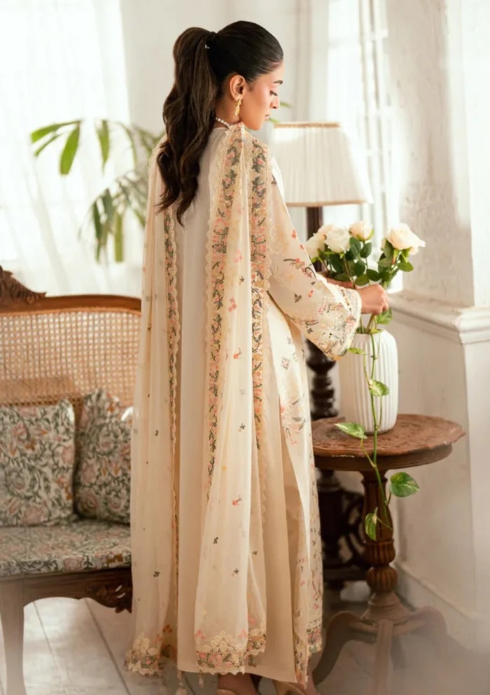Qalamkar Eid Edit 25 SB 01 Rina Luxury Lawn Collection - Image 3