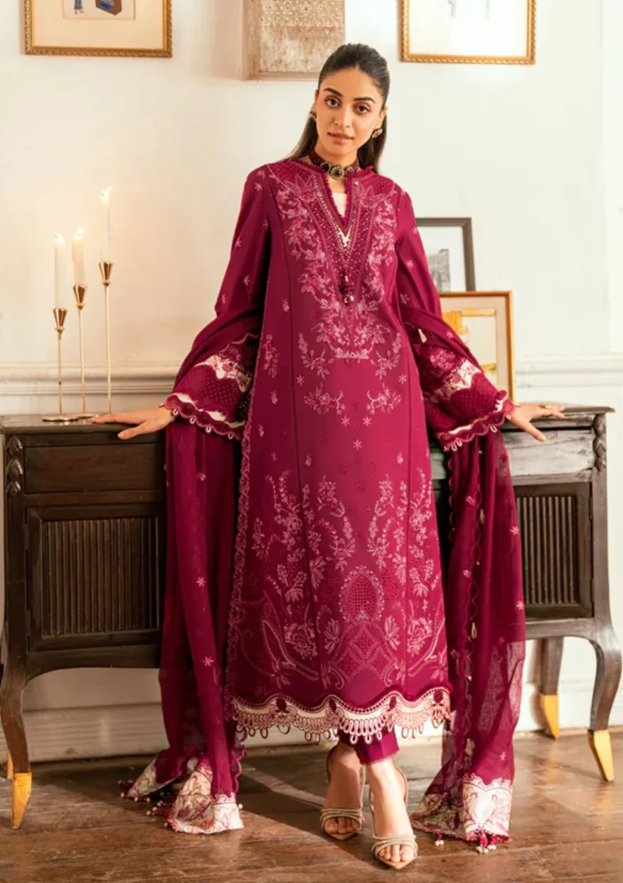 Qalamkar Eid Edit 25 SB 02 Sameen Luxury Lawn Collection - Image 4