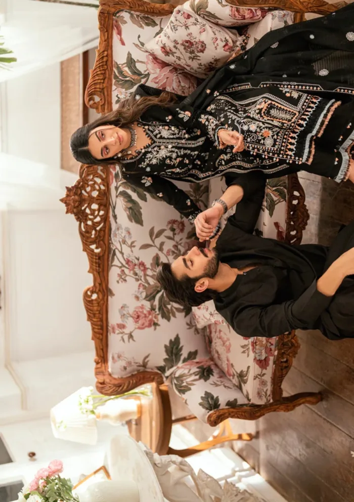 Qalamkar Eid Edit 25 SB 03 Misha Luxury Lawn Collection - Image 11