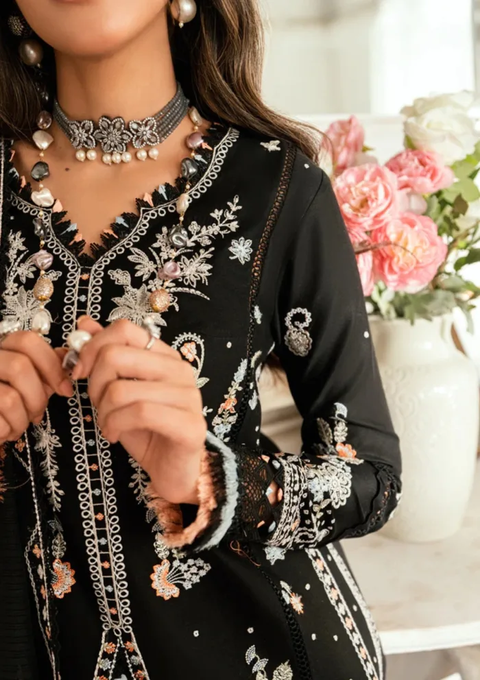 Qalamkar Eid Edit 25 SB 03 Misha Luxury Lawn Collection - Image 3
