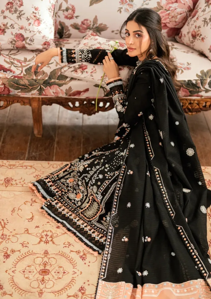 Qalamkar Eid Edit 25 SB 03 Misha Luxury Lawn Collection - Image 4
