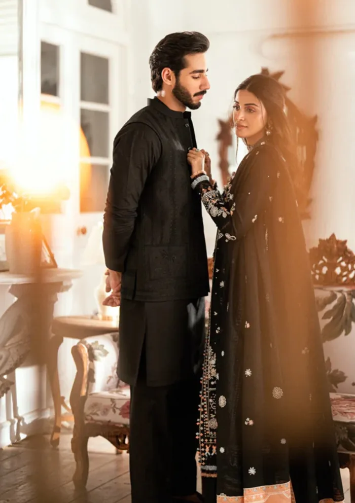 Qalamkar Eid Edit 25 SB 03 Misha Luxury Lawn Collection - Image 7