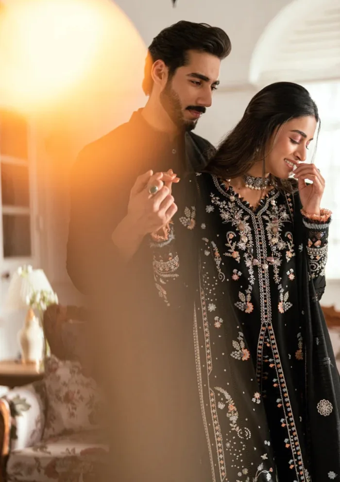 Qalamkar Eid Edit 25 SB 03 Misha Luxury Lawn Collection - Image 9