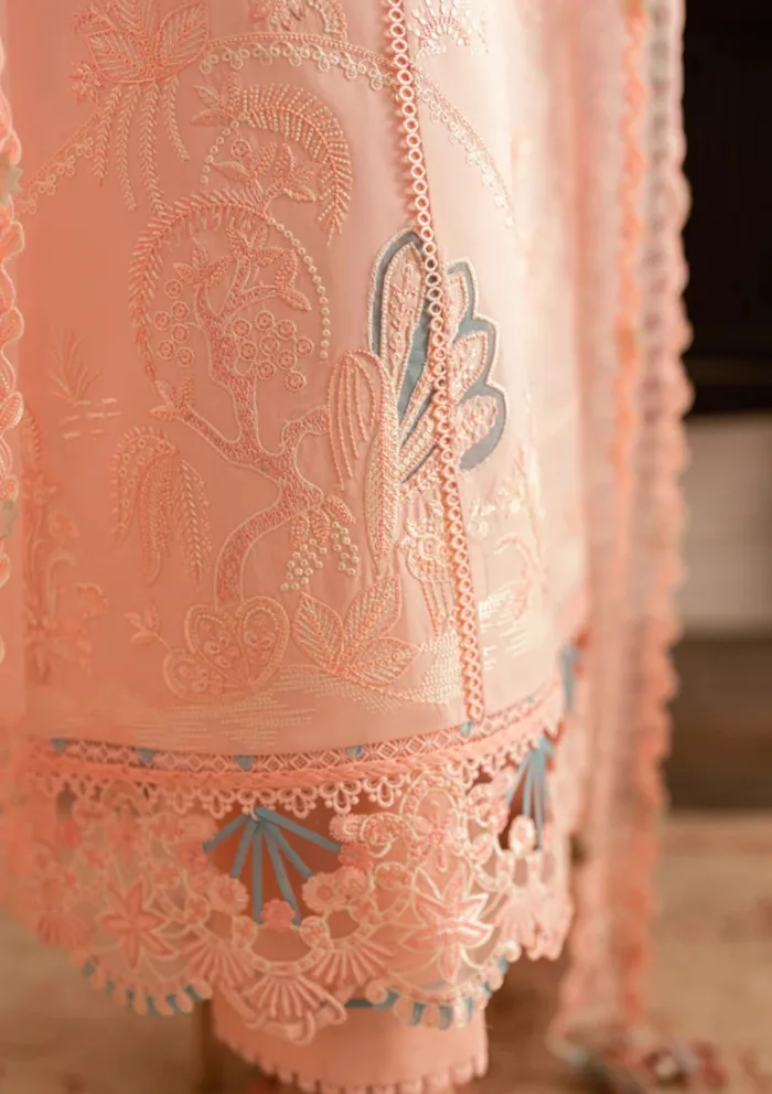 Qalamkar Eid Edit 25 SB 05 Aleeza Luxury Lawn Collection - Image 5
