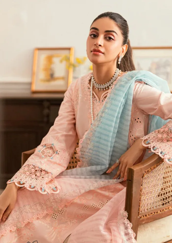 Qalamkar Eid Edit 25 SB 05 Aleeza Luxury Lawn Collection - Image 8