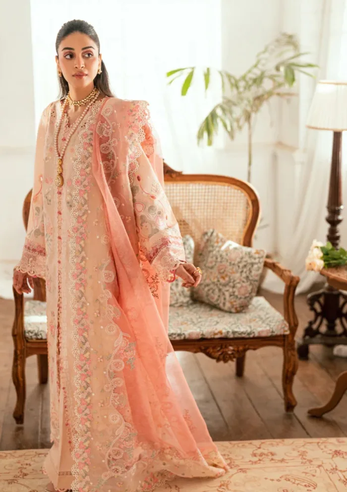 Qalamkar Eid Edit 25 SB 07 Zoya Luxury Lawn Collection - Image 3