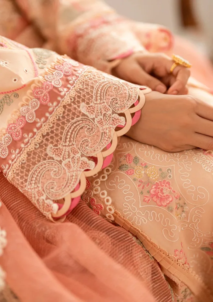 Qalamkar Eid Edit 25 SB 07 Zoya Luxury Lawn Collection - Image 7