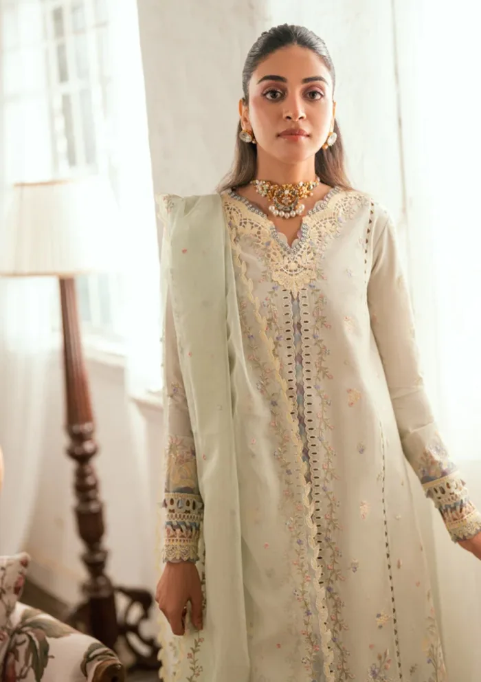 Qalamkar Eid Edit 25 SB 08 Rimsha Luxury Lawn Collection - Image 4