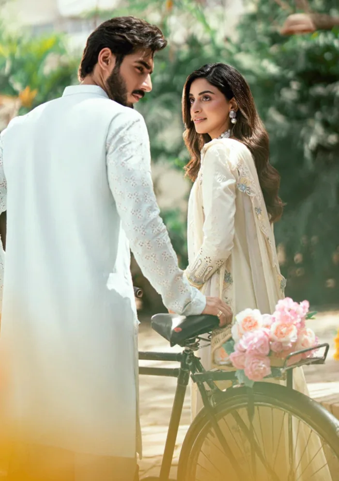 Qalamkar Eid Edit 25 SB 09 Adeena Luxury Lawn Collection - Image 11
