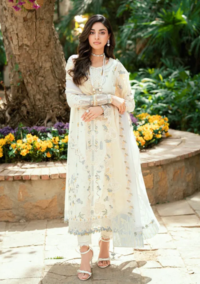 Qalamkar Eid Edit 25 SB 09 Adeena Luxury Lawn Collection - Image 4