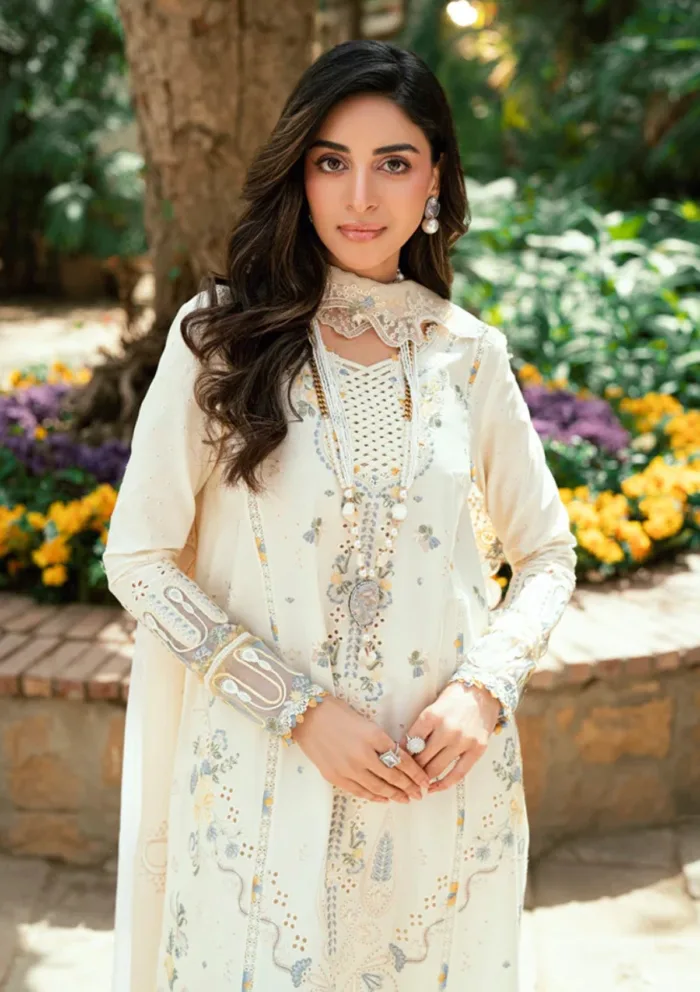 Qalamkar Eid Edit 25 SB 09 Adeena Luxury Lawn Collection - Image 5