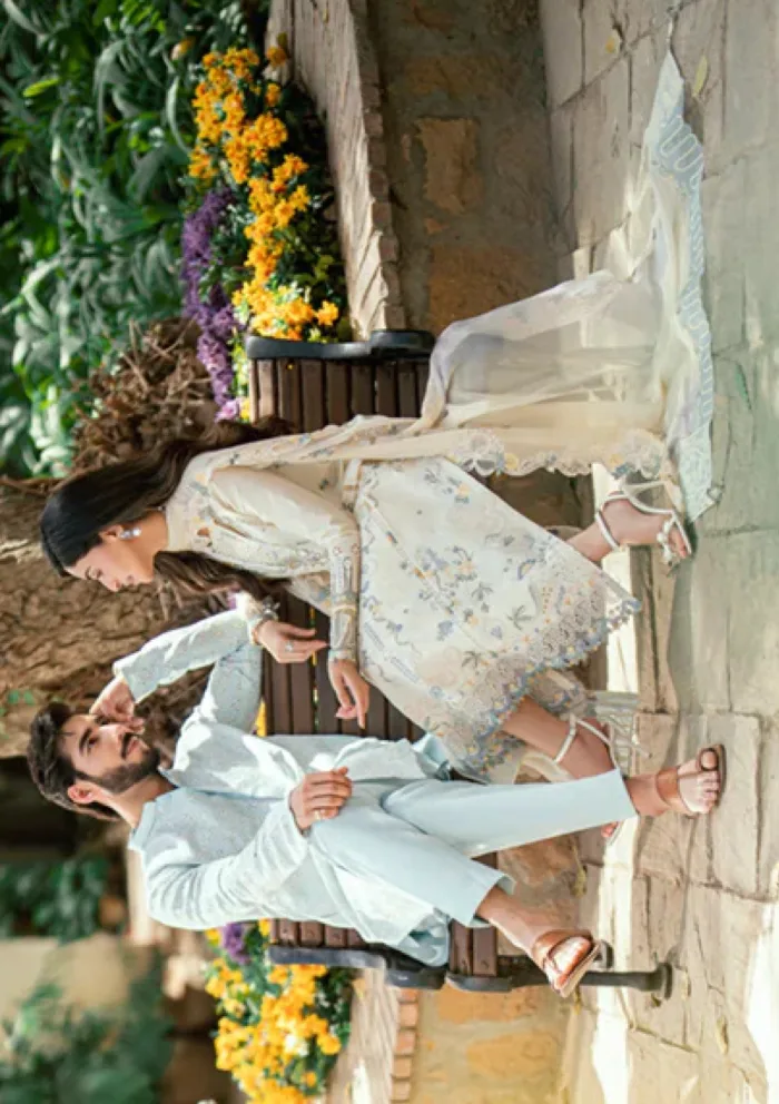 Qalamkar Eid Edit 25 SB 09 Adeena Luxury Lawn Collection - Image 10