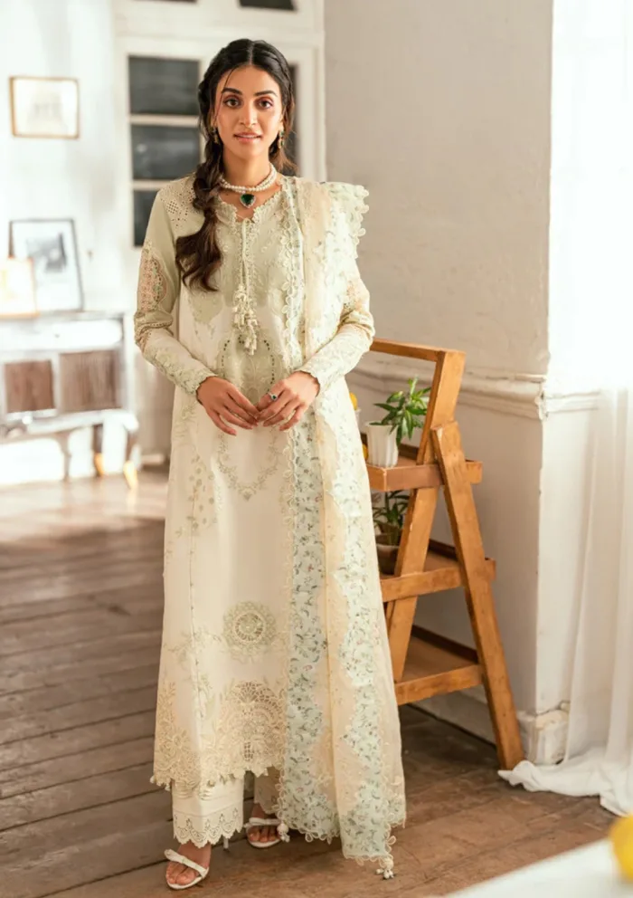 Qalamkar Eid Edit 25 SB 10 Nadia Luxury Lawn Collection - Image 3