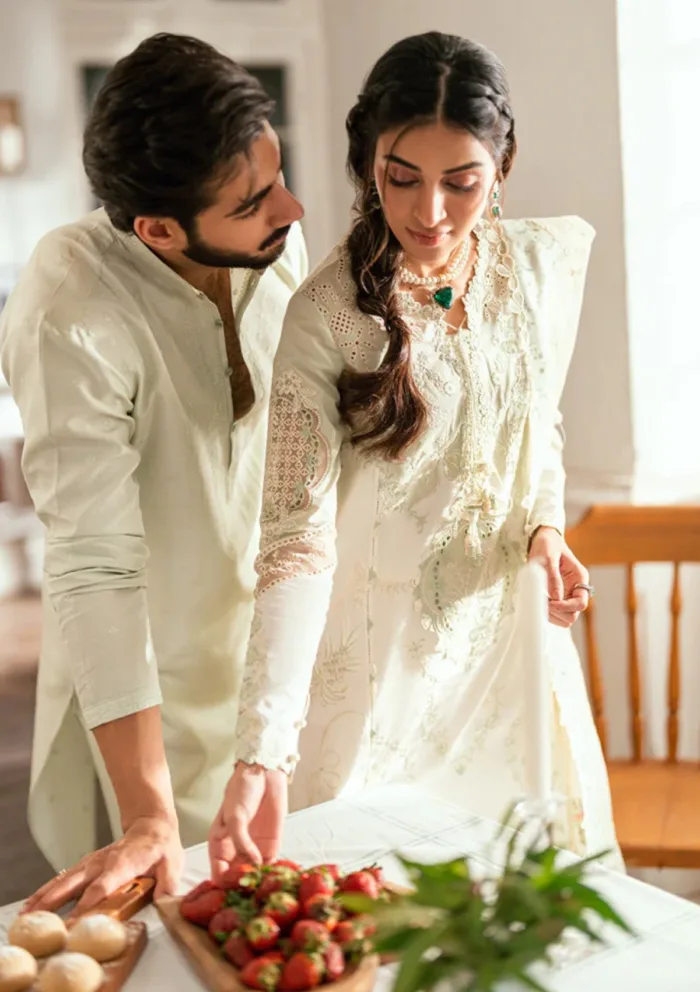 Qalamkar Eid Edit 25 SB 10 Nadia Luxury Lawn Collection - Image 6
