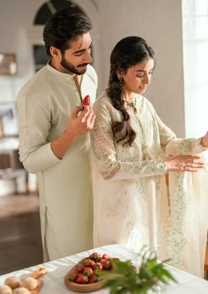 Qalamkar Eid Edit 25 SB 10 Nadia Luxury Lawn Collection - Image 7