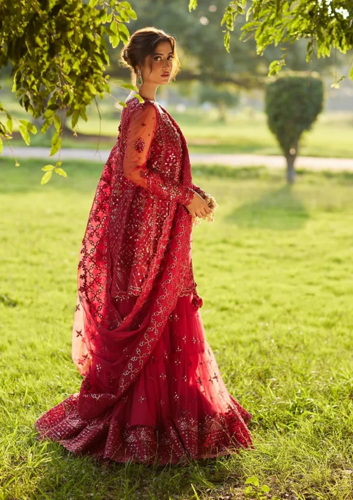 Qalamkar Luxury Formals SH 07 Nurah Shadmani Luxury Lawn Collection - Image 4