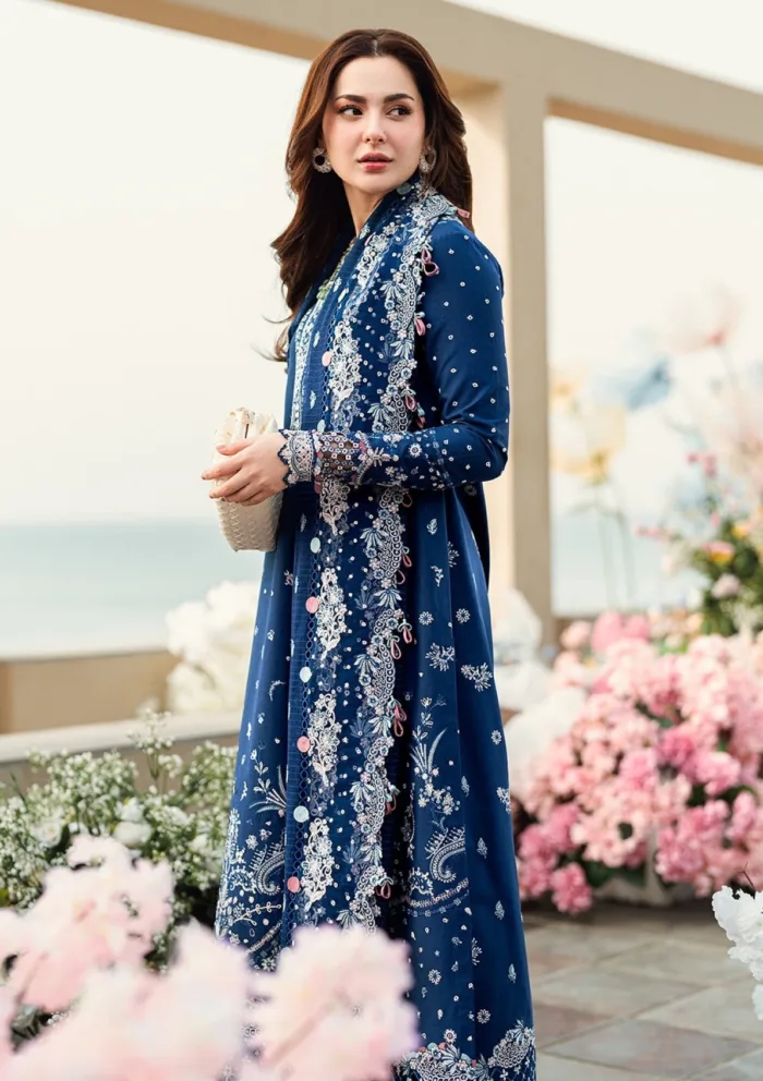 Qalamkar Luxury QSL25 05 Aurora Sahil Lawn Collection - Image 5