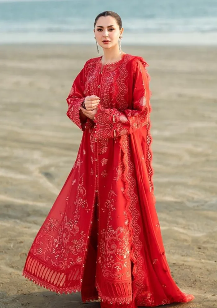 Qalamkar Luxury QSL25 07 Bella Sahil Lawn Collection - Image 3