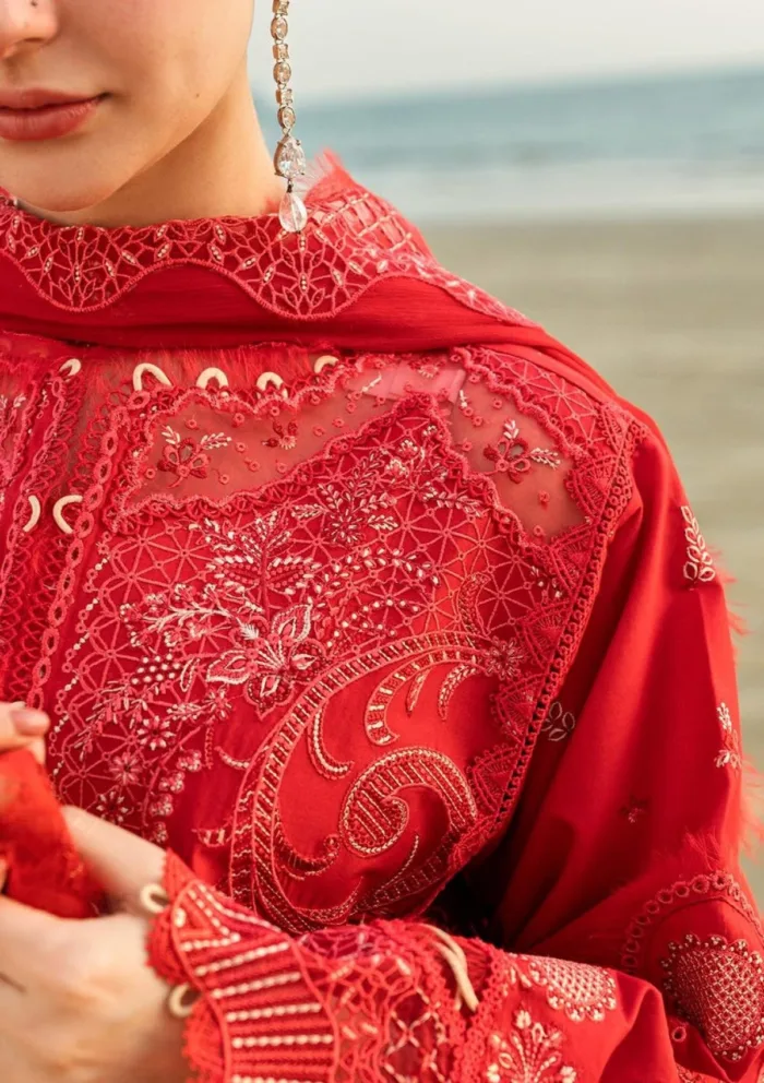 Qalamkar Luxury QSL25 07 Bella Sahil Lawn Collection - Image 5