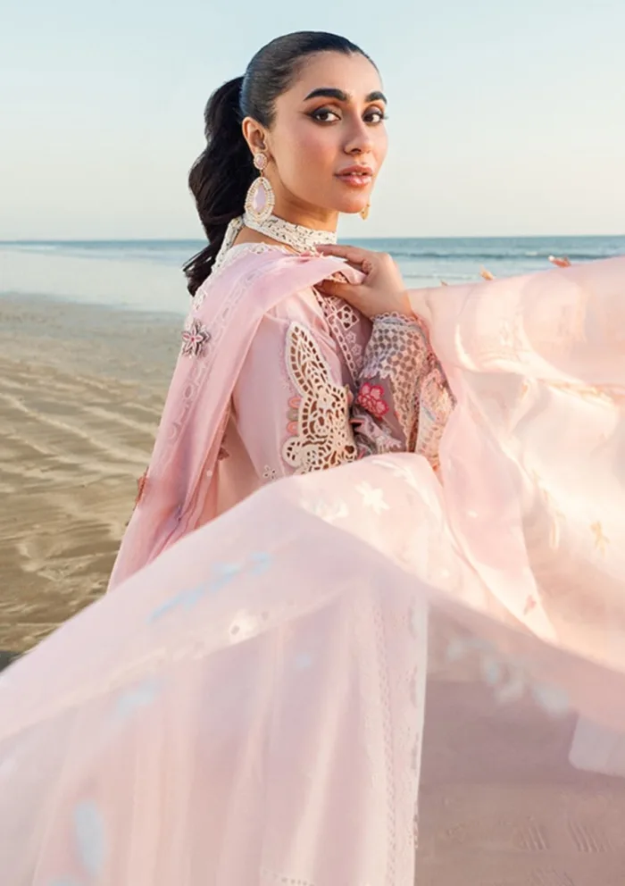 Qalamkar Luxury QSL25 08 Reem Sahil Lawn Collection - Image 5