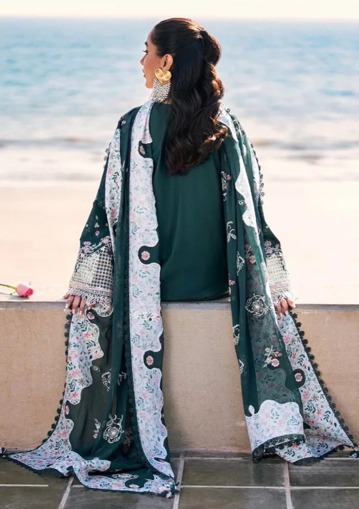Qalamkar Luxury QSL25 13 Eliza Sahil Lawn Collection - Image 3