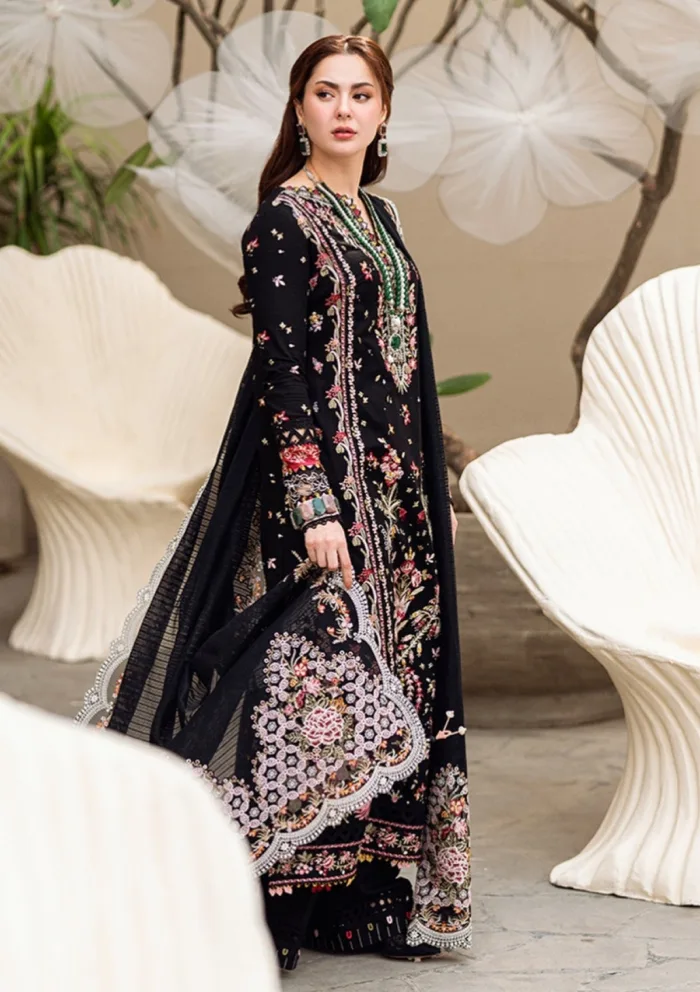 Qalamkar Luxury QSL25 15 Hannah Sahil Lawn Collection - Image 4