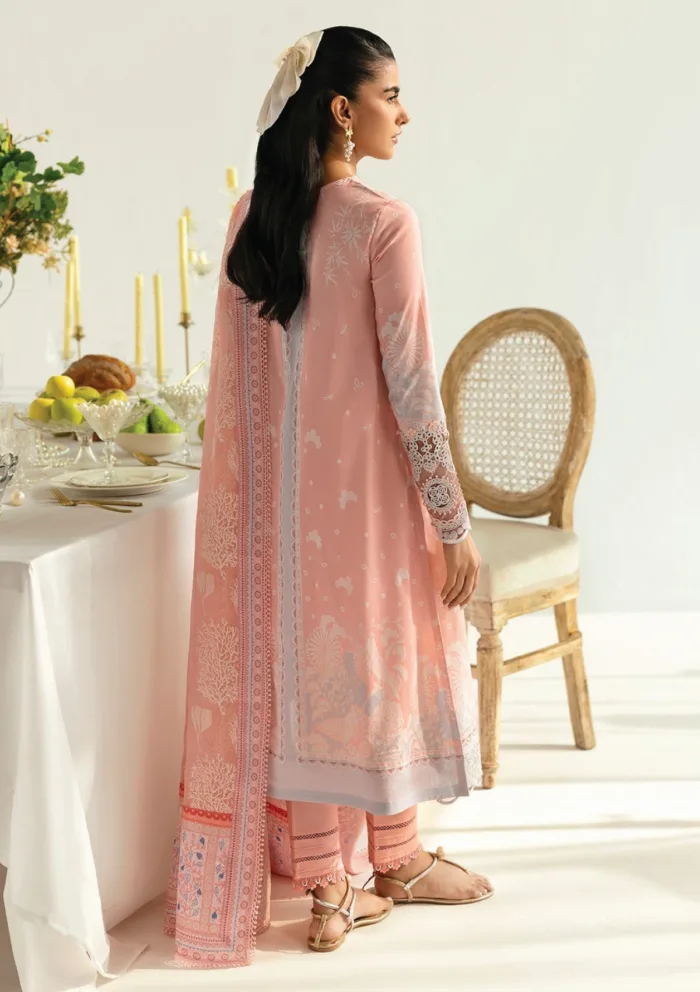 Qalamkar PQ 02 B Aroha Q Prints 25 Luxury Lawn Collection - Image 3