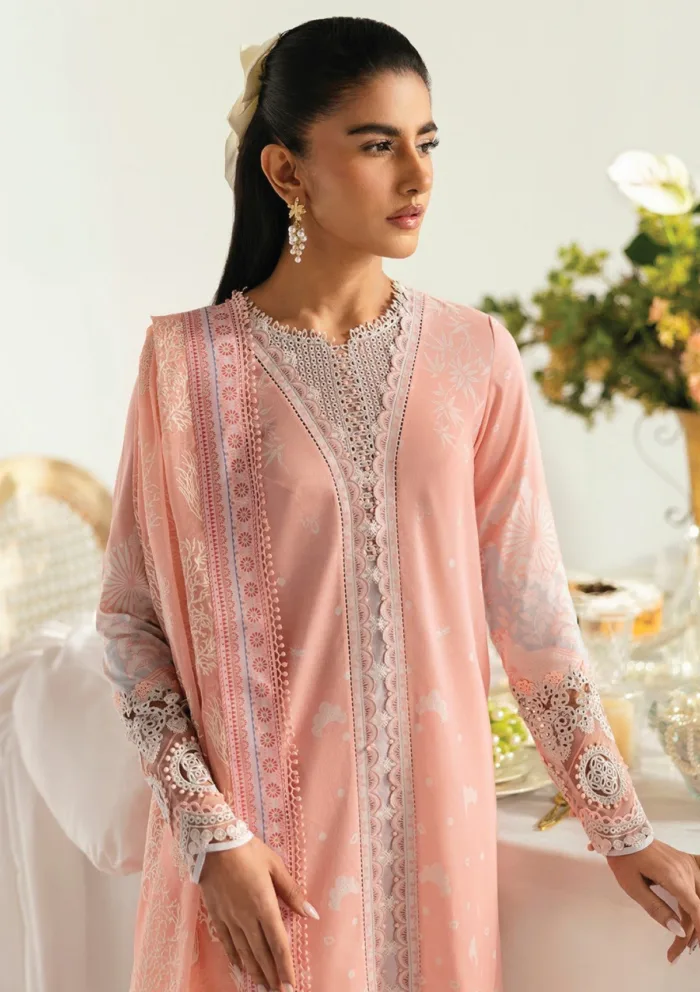 Qalamkar PQ 02 B Aroha Q Prints 25 Luxury Lawn Collection - Image 4