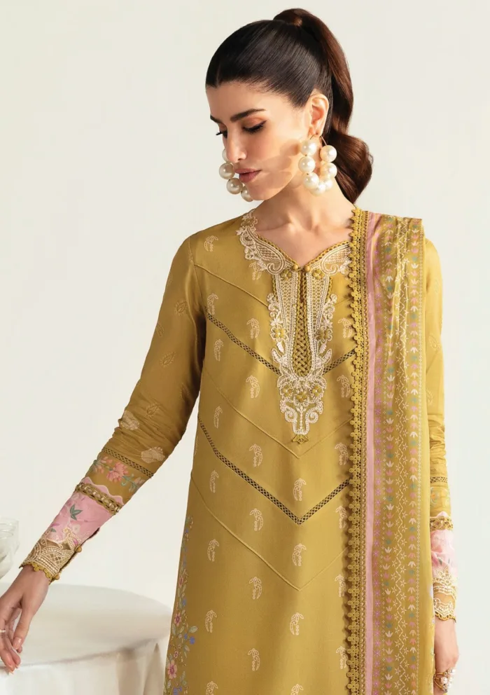 Qalamkar PQ 05 A Sian Q Prints 25 Luxury Lawn Collection - Image 2