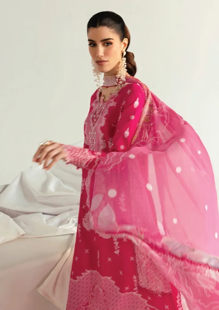 Qalamkar PQ 06 B Veda Q Prints 25 Luxury Lawn Collection - Image 3
