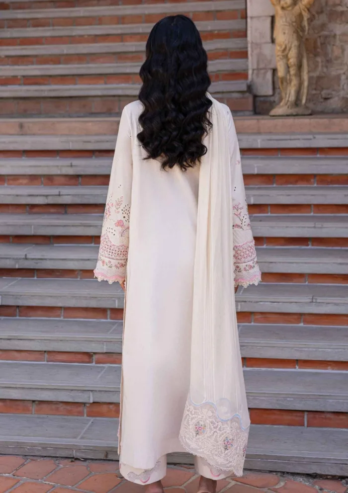 Qalamkar Summer 25 QM 02 CHERI Qline Luxury Lawn Collection - Image 3