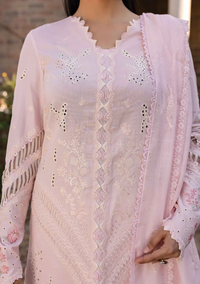 Qalamkar Summer 25 QM 03 RUNE Qline Luxury Lawn Collection - Image 2