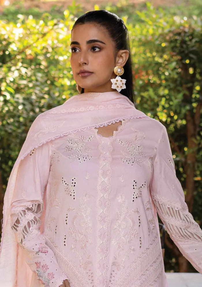 Qalamkar Summer 25 QM 03 RUNE Qline Luxury Lawn Collection - Image 4