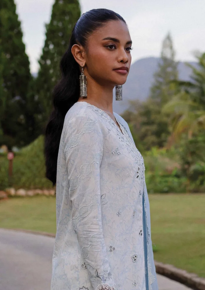 Qalamkar Summer 25 QM 07 KIAN Qline Luxury Lawn Collection - Image 2