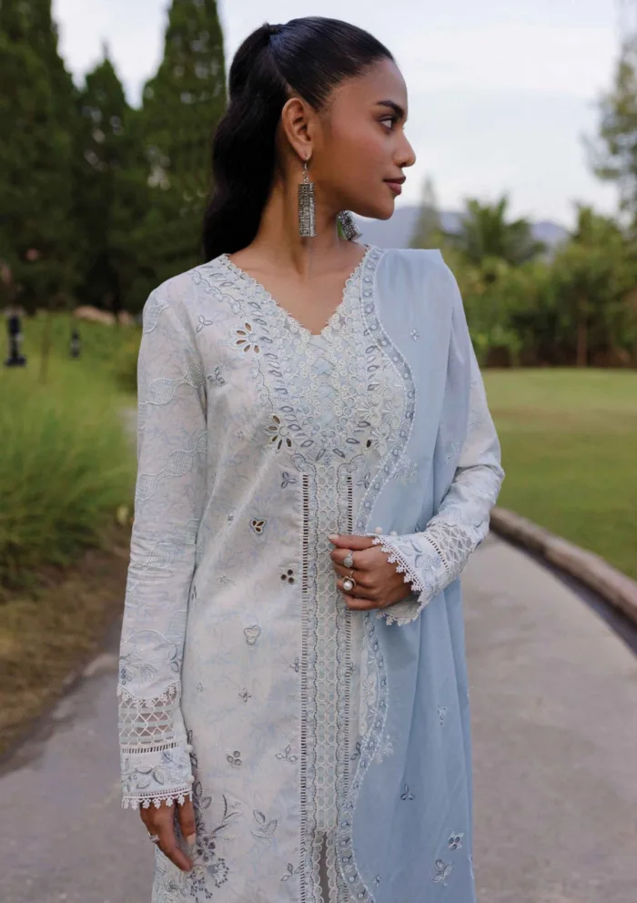 Qalamkar Summer 25 QM 07 KIAN Qline Luxury Lawn Collection - Image 3
