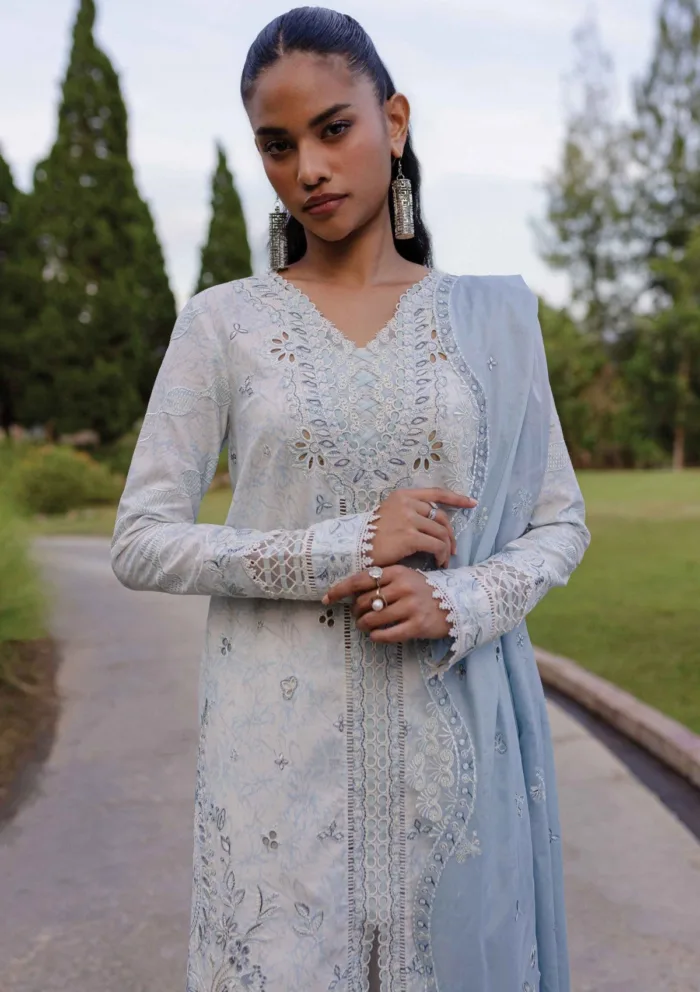Qalamkar Summer 25 QM 07 KIAN Qline Luxury Lawn Collection - Image 4
