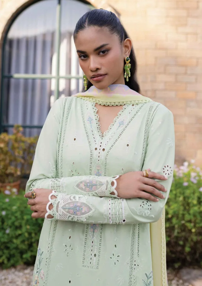 Qalamkar Summer 25 QM 08 MAIA Qline Luxury Lawn Collection - Image 4